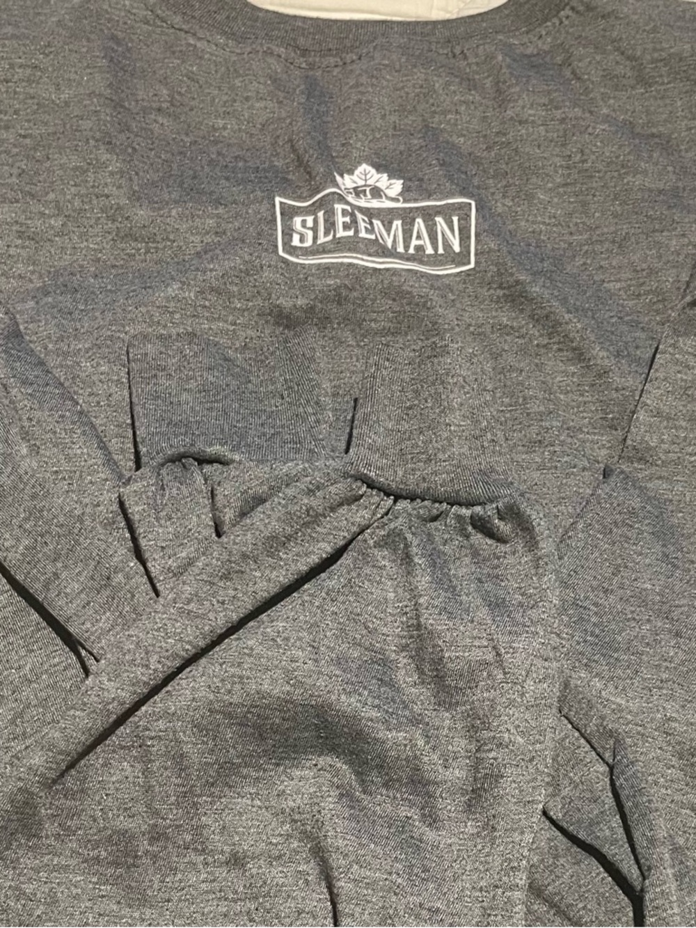 Gray 'CAMPING' Graphic Long Sleeve Tee - Picture 3 of 3